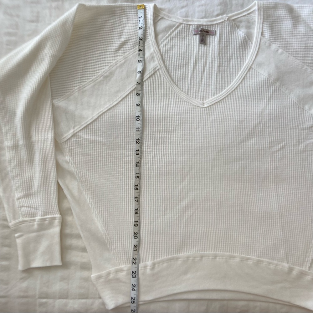 Free People Women’s Santa Clara Thermal Top in Alabaster - Picture 16 of 16